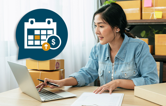 A start-up business owner applies for Beacon Funding's equipment financing on her laptop in less than 5 minutes. A start-up business owner applies for Beacon Funding's equipment financing on her laptop in less than 5 minutes.